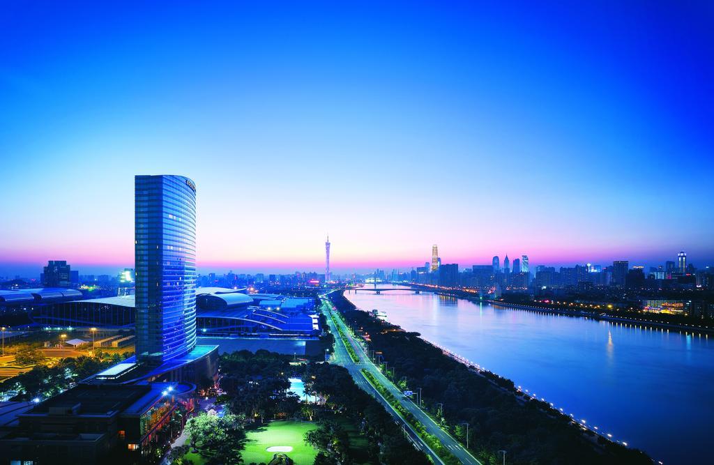 Shangri-La Guangzhou -3 Minutes By Walking Or Free Shuttle Bus To Canton Fair & Overseas Buyers Registration Service Kültér fotó